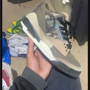 Air Jordan 3 patch work sz 10